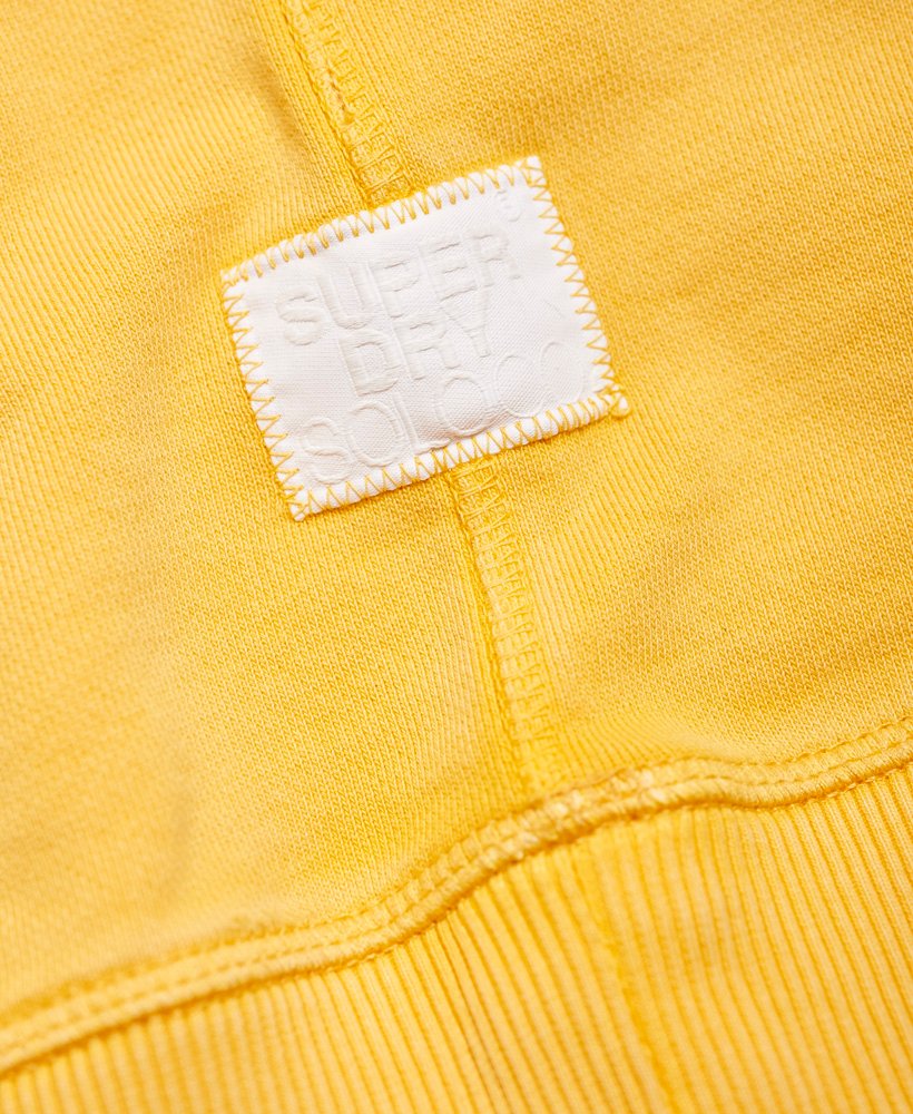 Mens - Solo Sport Crew Neck Sweatshirt in Yellow | Superdry UK