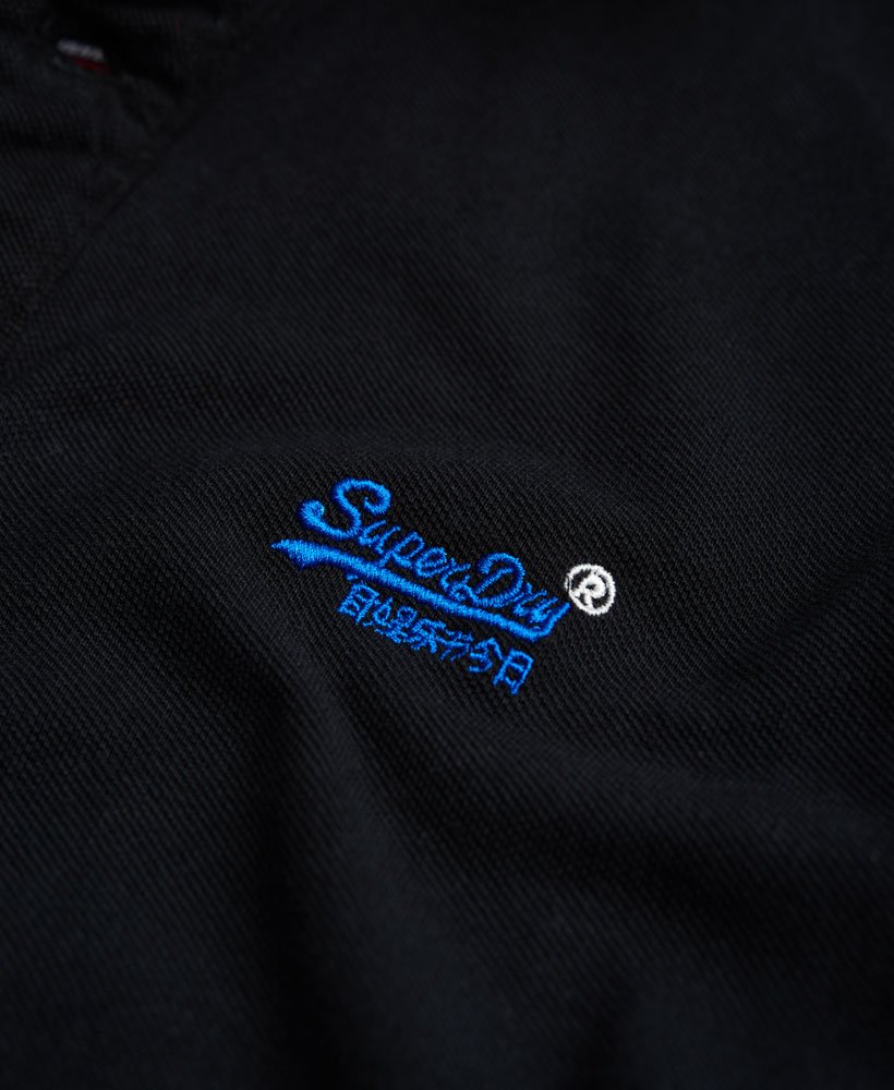 Mens - Classic Pique Polo Shirt in Black | Superdry UK