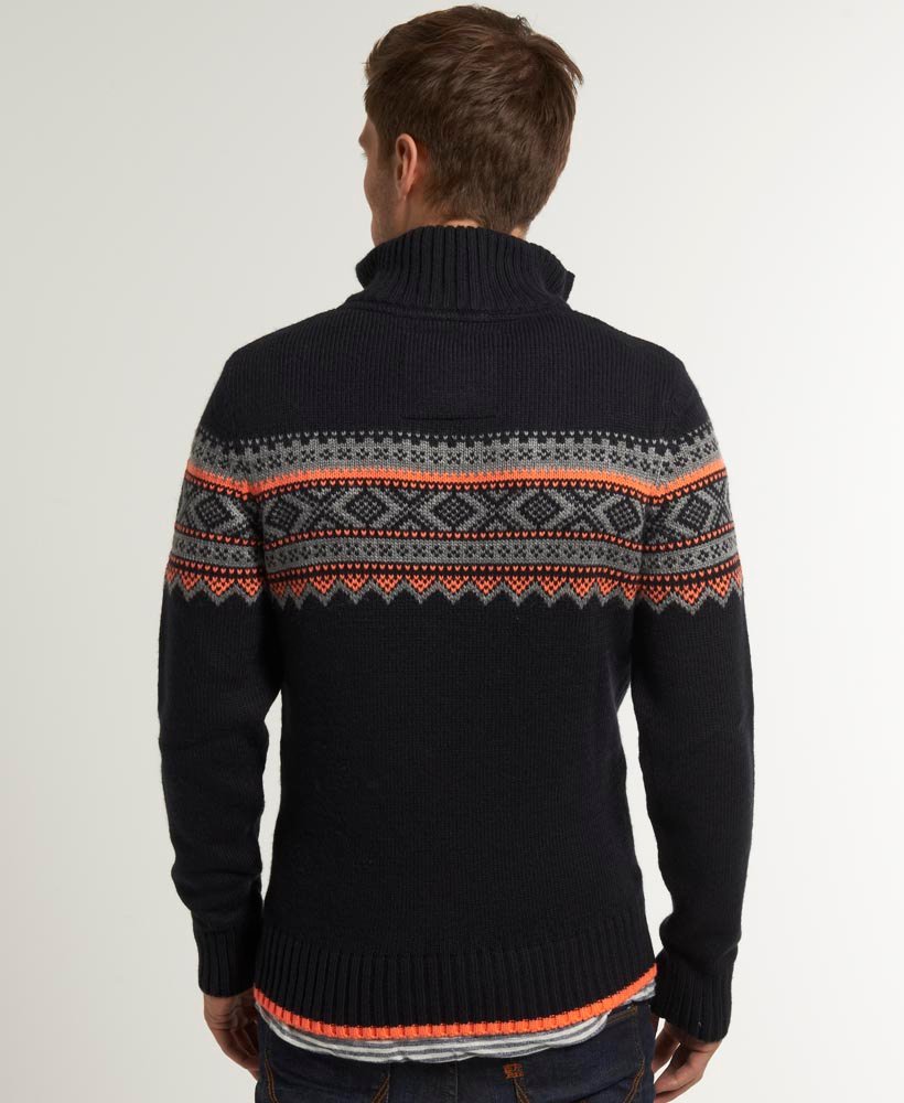 Mens - Matterhorn Henley in Deep Sea Blue | Superdry UK