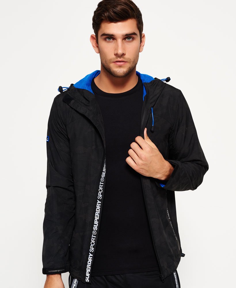 Superdry Sports Active Shell Zip Hooded Jacket - Men's Jackets and Coats