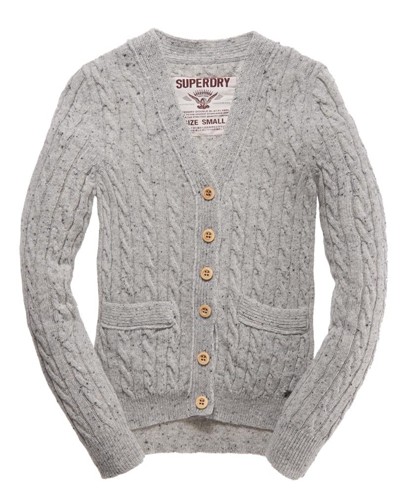 Womens - Westminster Cardigan in Light Grey | Superdry