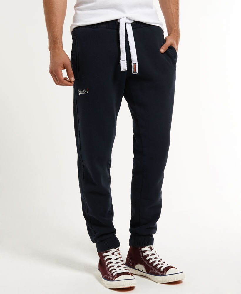 Mens - Tipped Joggers in Eclipse Navy | Superdry