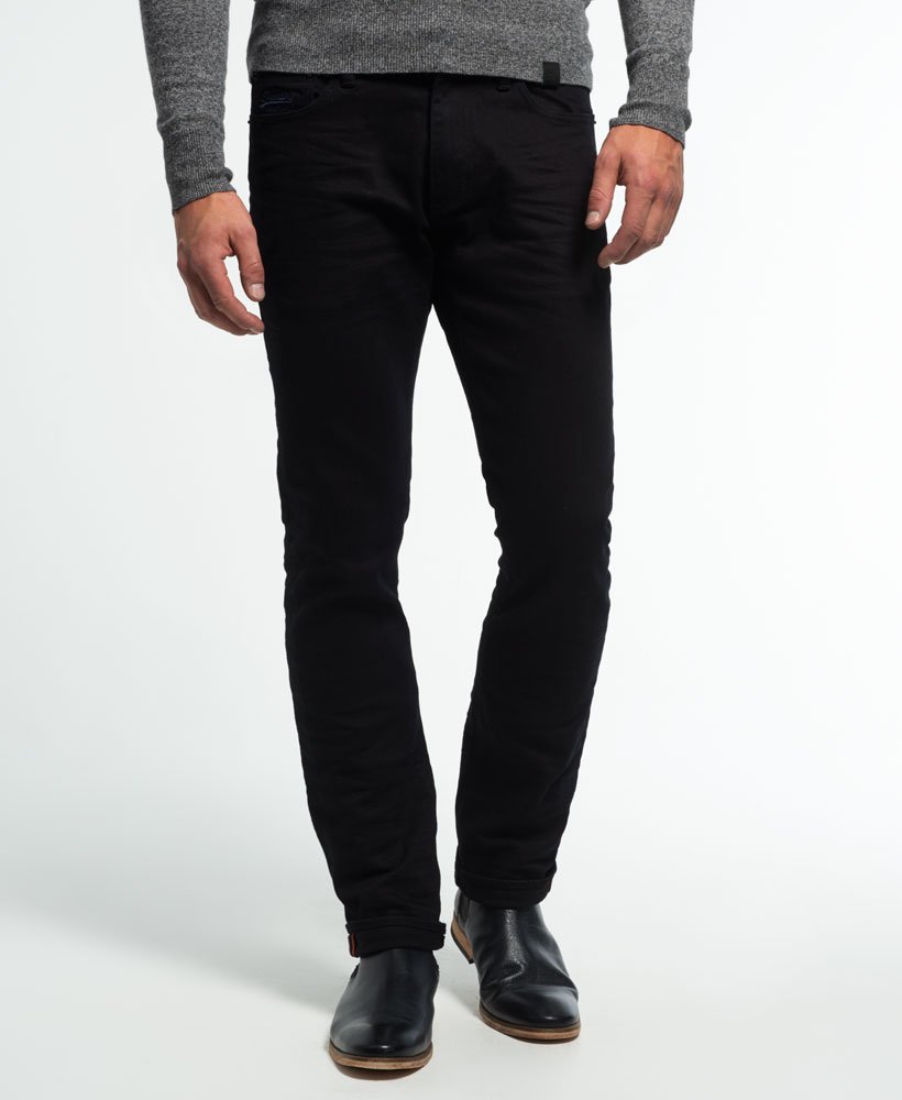 superdry corporal slim jeans black