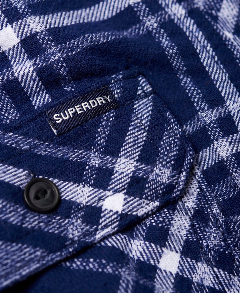 Superdry Milled Flannel Shirt 6