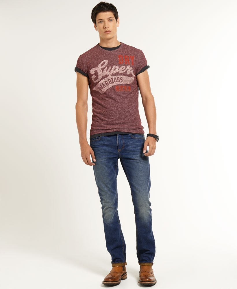 Mens - Corporal Slim Jeans in X Mid Blue | Superdry UK