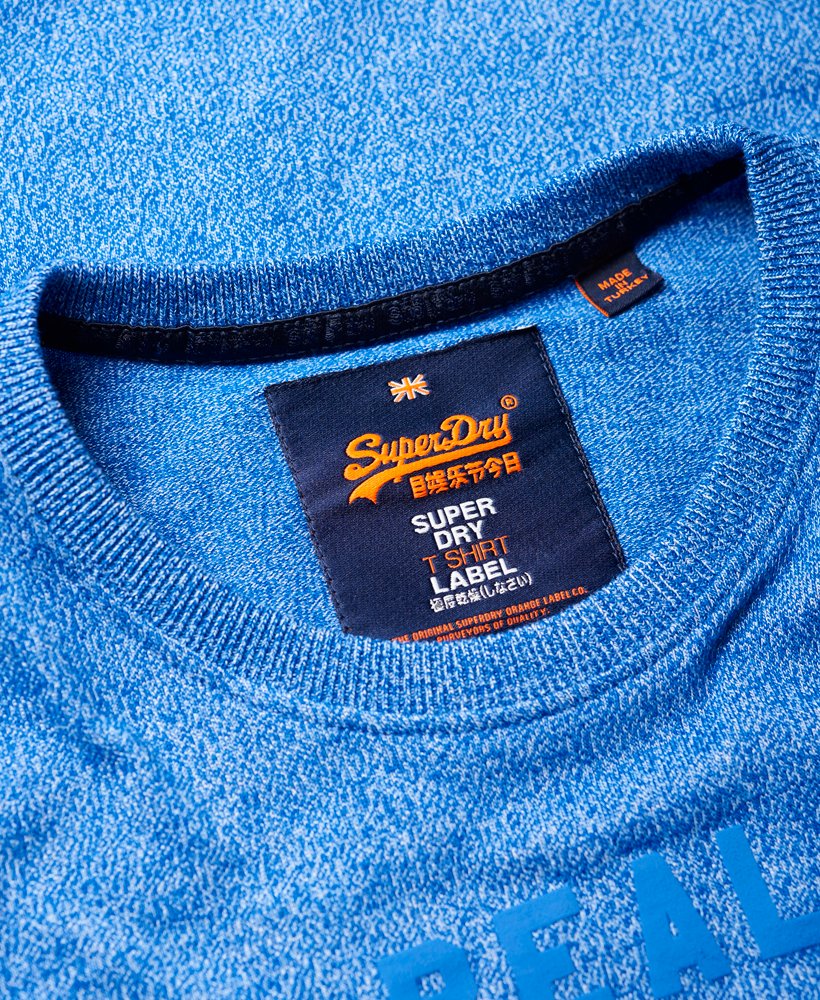 Superdry M10993NT UY9 Shirt Shop Duo Lite Tee Vintage T Shirt Teal Grit