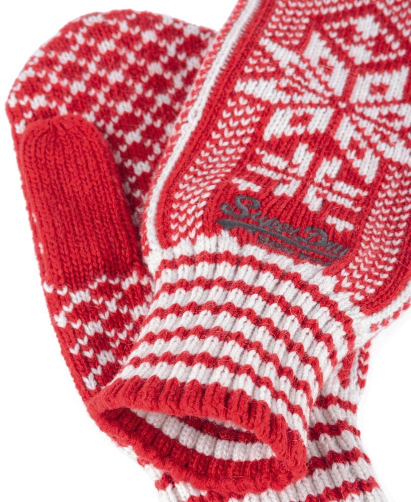 Superdry Fairisle Mittens 1