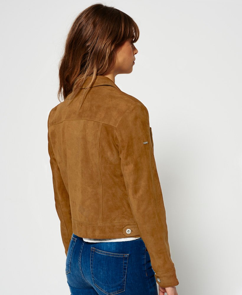 Superdry Suede Billie Bomber Jacket 3