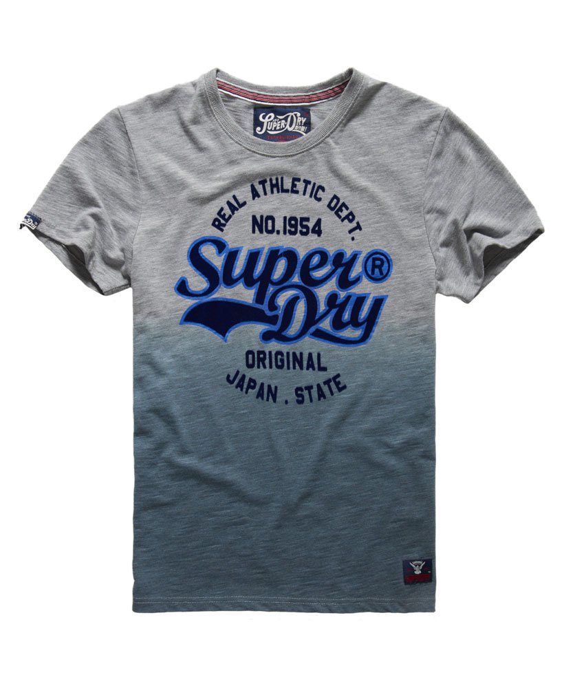 Real SUPERDRY, Tokyo, Japan. Vintage Navy Blue T-shirt Size Large, 38  chest