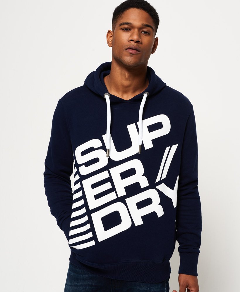 Superdry Sports Diagonal Hoodie - Men's Mens Hoodies-and-sweatshirts
