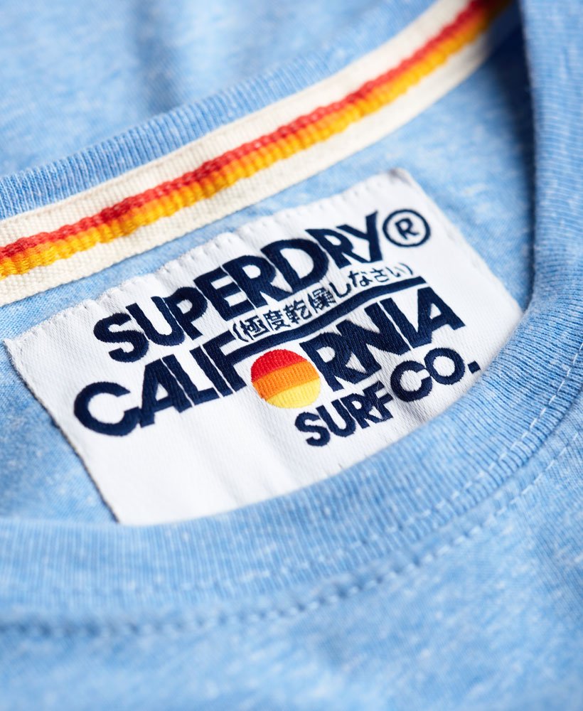 Mens - Sun & Surf Barrel T-shirt in Blue | Superdry UK