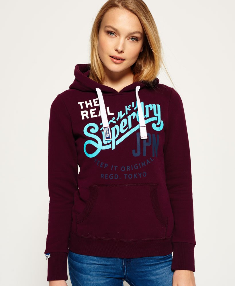 Superdry Sudadera de tres colores con capucha Keep It - Sudaderas con  capuchas para Mujer
