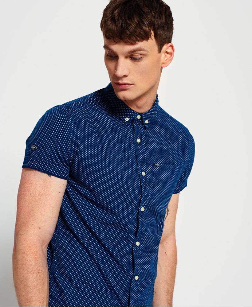 Superdry London Loom kortermet skjorte Herre Sale Shirts Superdry London Loom kortermet skjorte Herre Sale Shirts