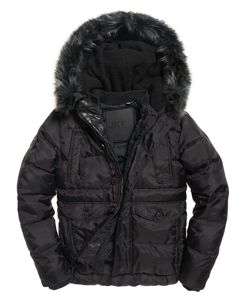 Superdry Chinook Jacket - Black Edition for Mens