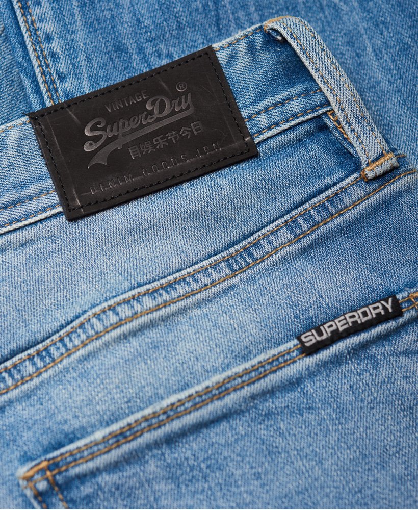 Mens - Slim Jeans in Mid Canyon Vintage | Superdry UK