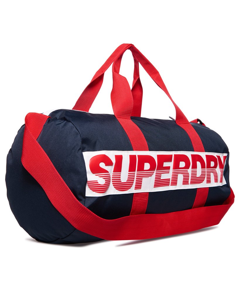 Mens - International Barrel Bag in Red | Superdry