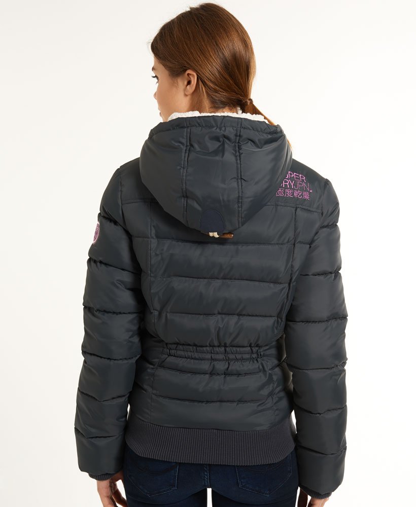 Womens - Sports Toggle Puffer Jacket in Nightshade | Superdry