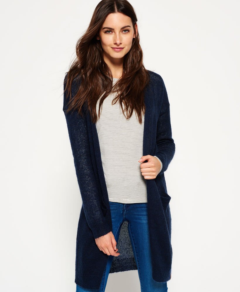 longline cardigan womens