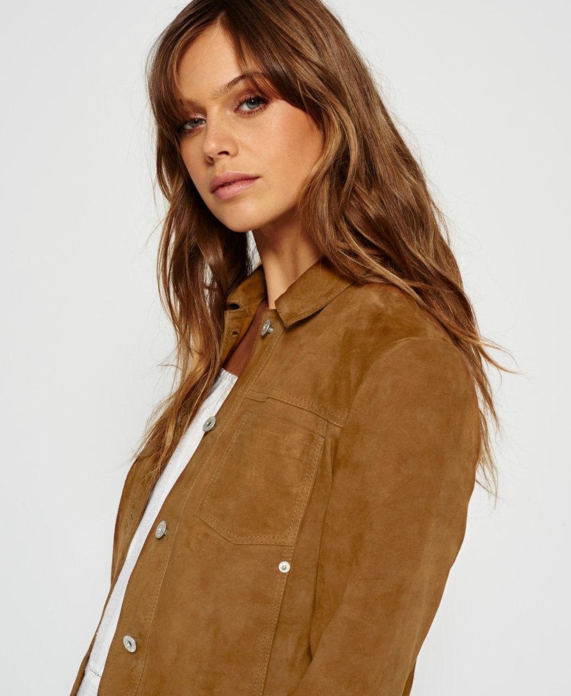 Superdry Suede Billie Bomber Jacket 4