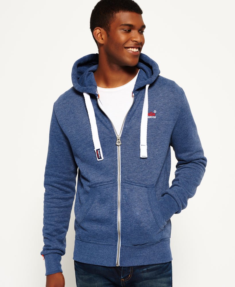 superdry mens grey hoodie