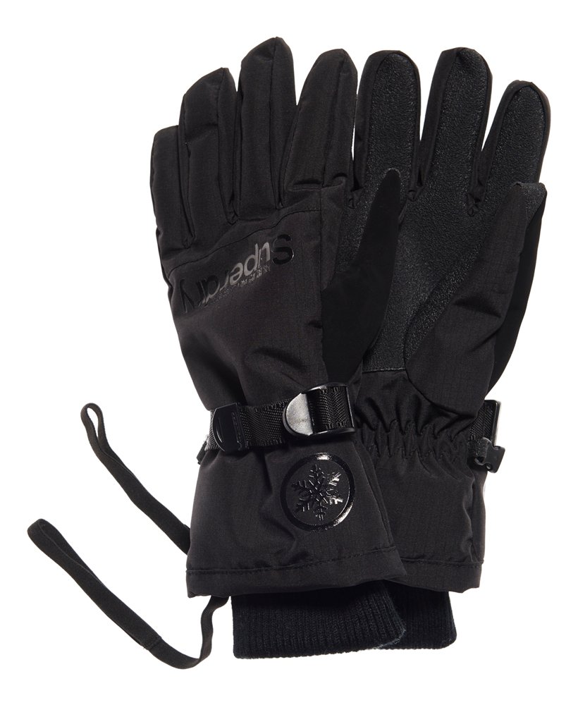 Womens - Ultimate Snow Service Gloves in Black | Superdry