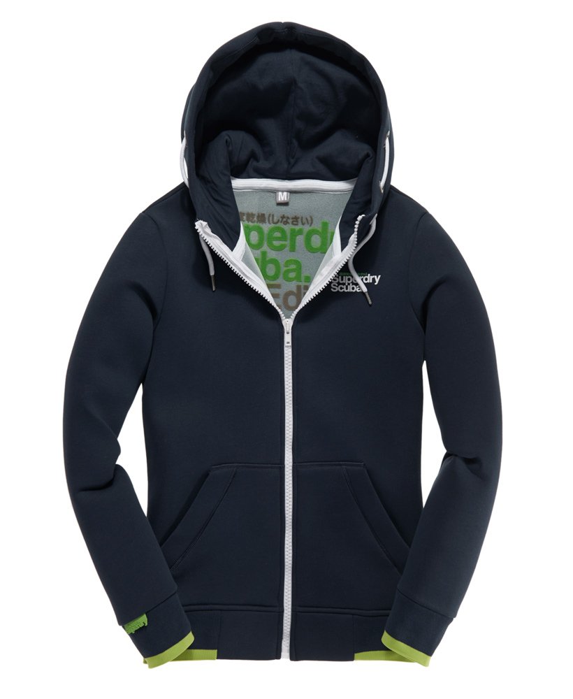 Superdry Sweat à capuche zippé Scuba pour Homme