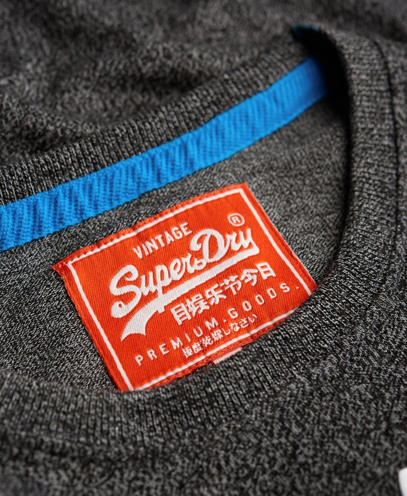Mens - Limited Icarus T-shirt in Charcoal Marl Jaspe | Superdry