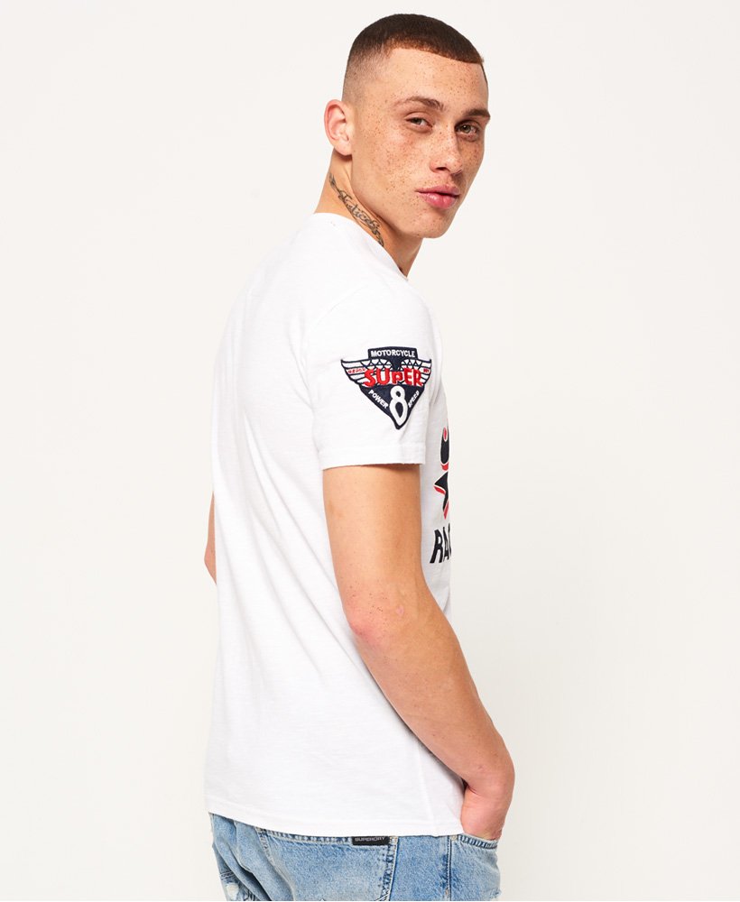 Men's Famous Flyers T-Shirt in White | Superdry US