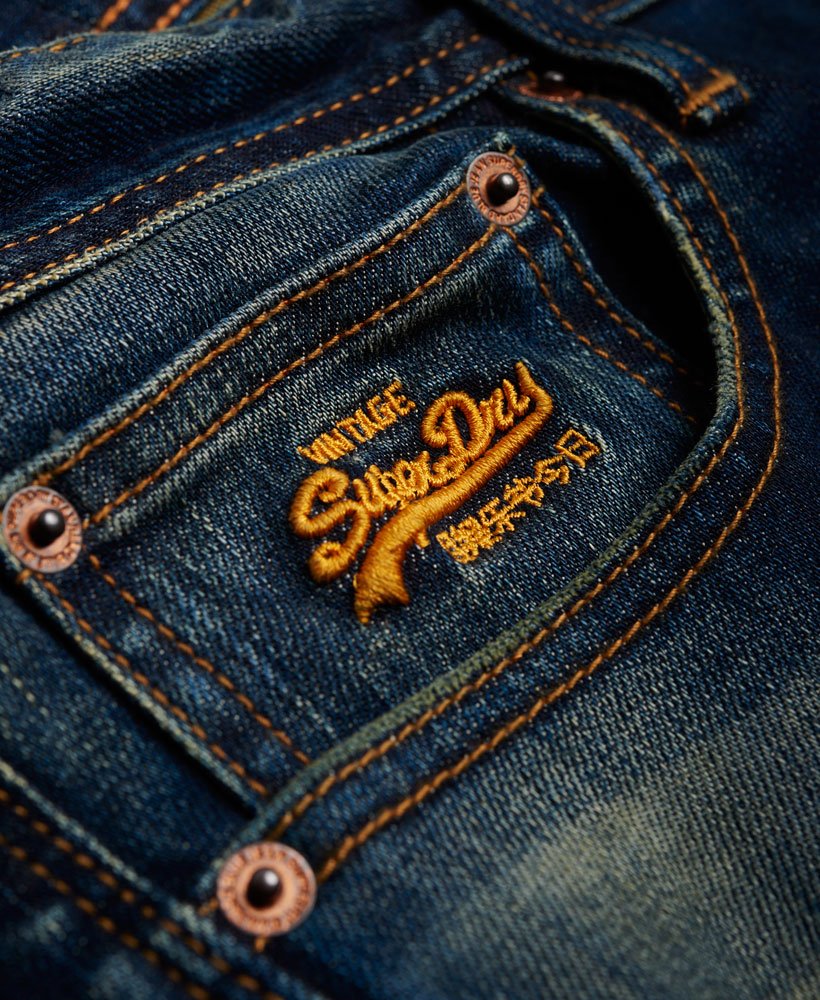 Mens - Corporal Slim Jeans in Antique Vintage | Superdry