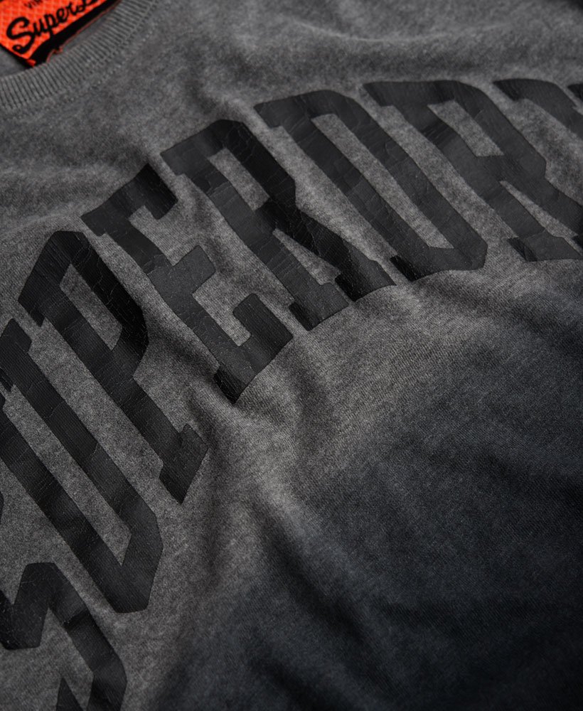 Mens - Team Tigers Dip Dye T-shirt in Dark Marl | Superdry