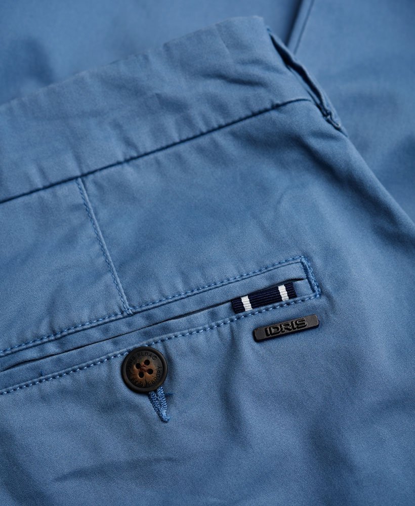 Mens - Leading Lite Chino Trousers in Blue | Superdry UK