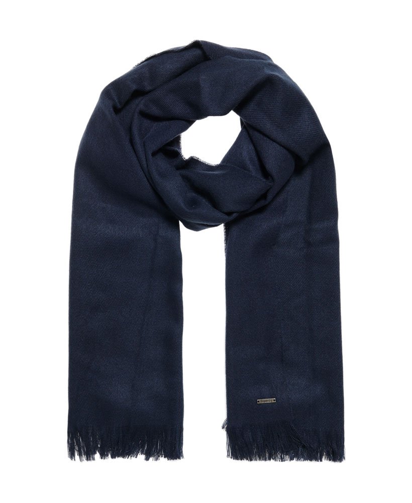 Superdry Solid Capital Fringe Scarf 1