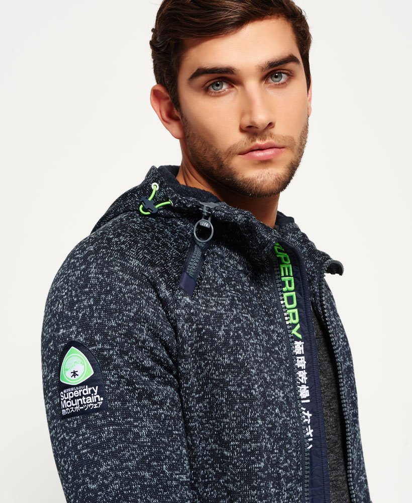 superdry storm double zip hoodie