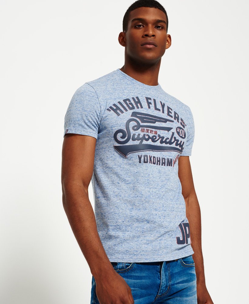 Mens - High Flyers Reworked T-Shirt in Blue | Superdry