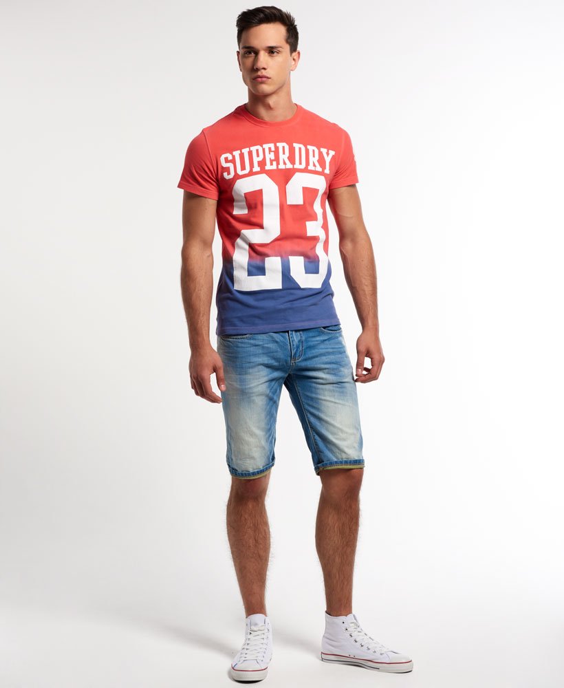 Mens - Tailgate T-shirt in Red | Superdry UK