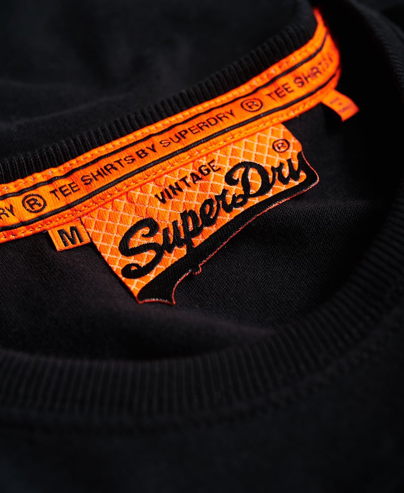 Black Emboss Logo Vintage | Superdry T-shirt Men\'s in US