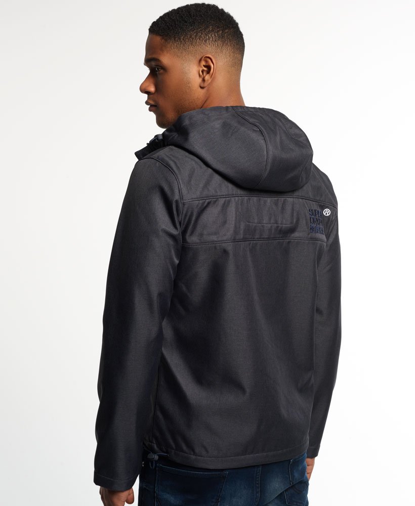 Superdry WINDTREKKER - Veste mi-saison - new navy marl/black/bleu 