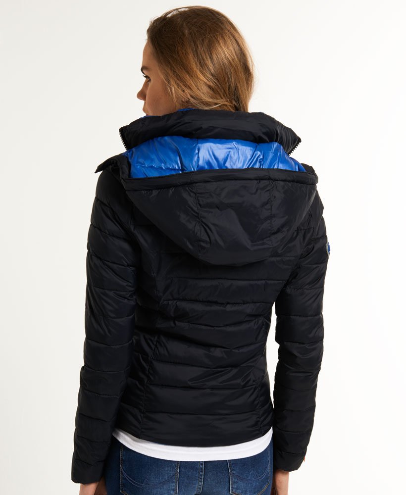 Womens - Fuji Hooded Jacket in Black | Superdry UK