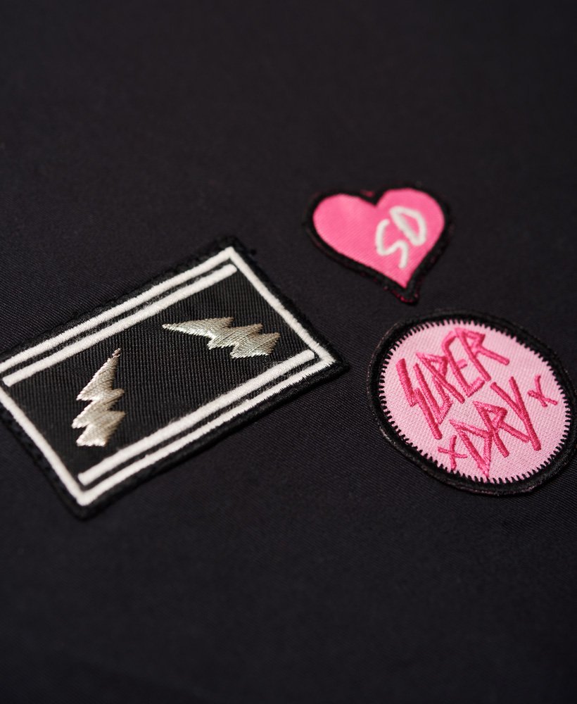 Womens Military Shirt in Black Superdry