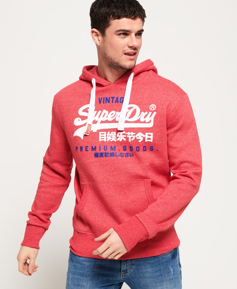 superdry red hoodie