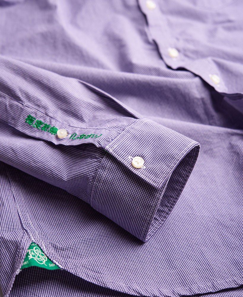 Men's - London Button Down Shirt in Purple | Superdry UK