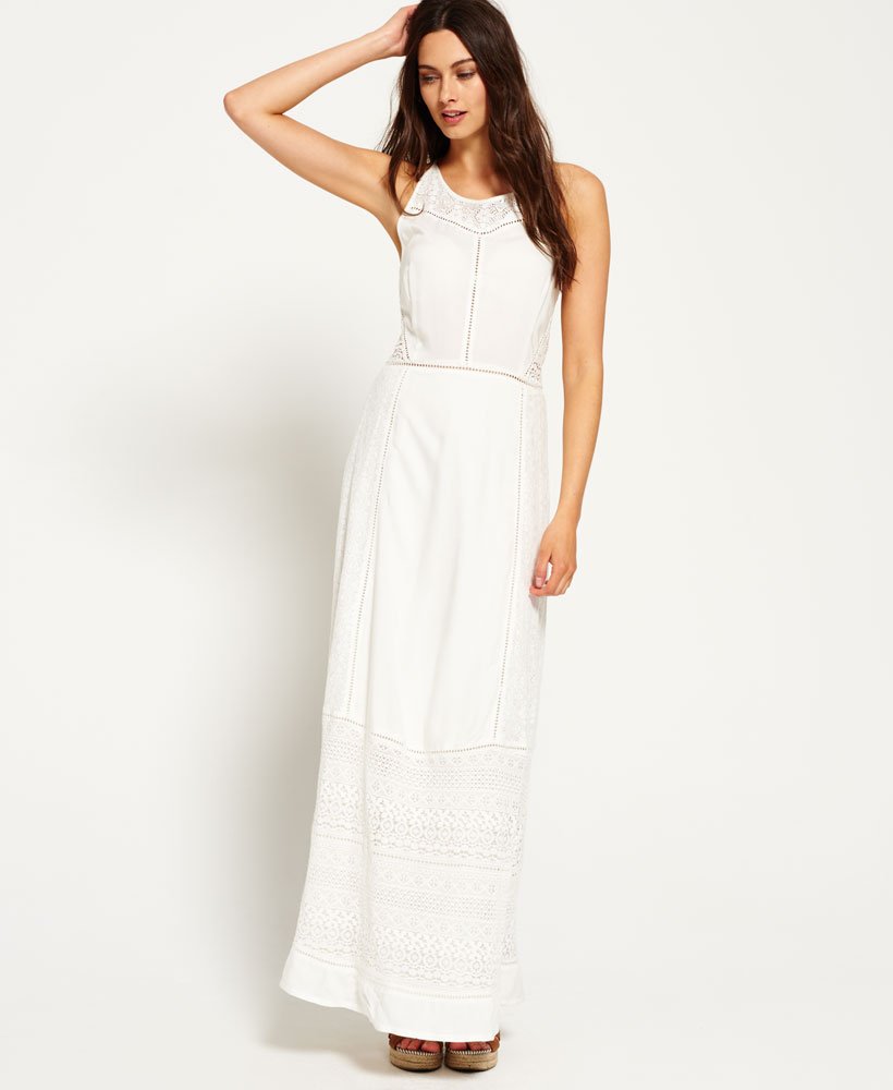 superdry white dress