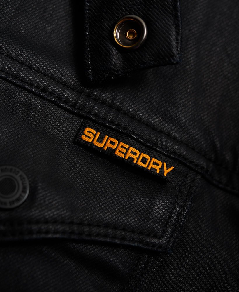 superdry denim biker jacket
