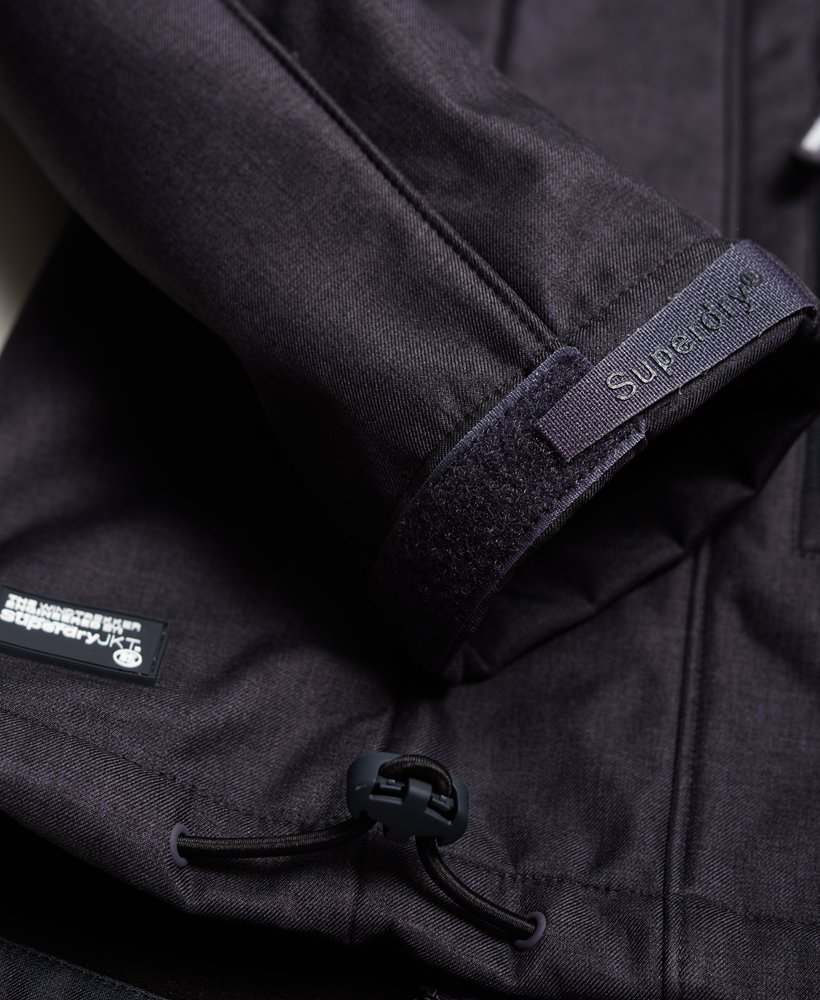 Men's - SD-Windtrekker Jacket in Dark Grey Marl/black | Superdry UK