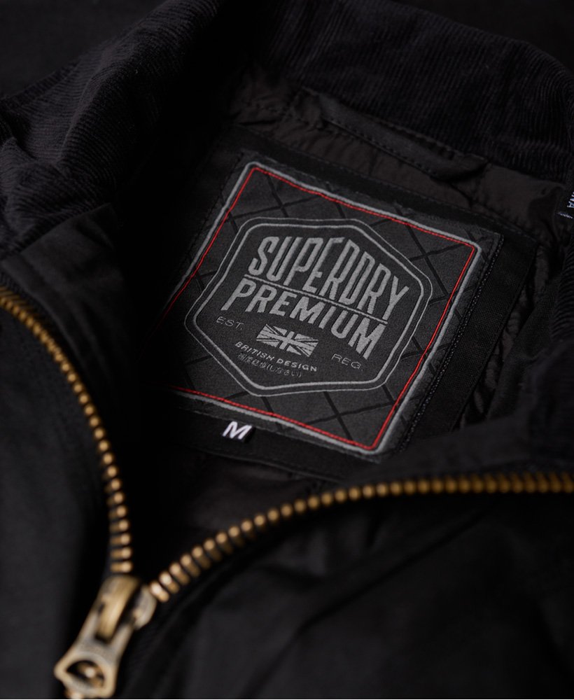 Superdry Endurance Motorcycle Jacket - Black Edition - Men's Mens Jackets