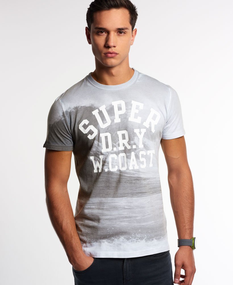 Mens - Laguna T-shirt in Grey | Superdry