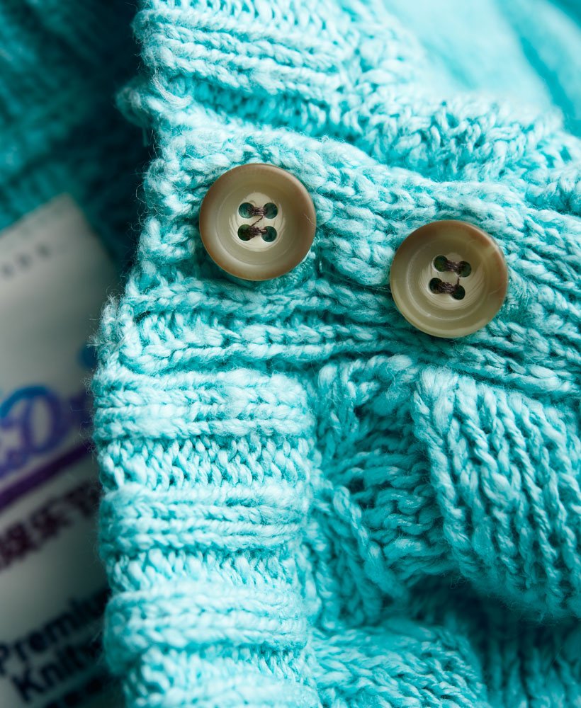 Superdry Pull torsadé à col rond Summer Croyde Maille Superdry Pull torsadé à col rond Summer Croyde Maille