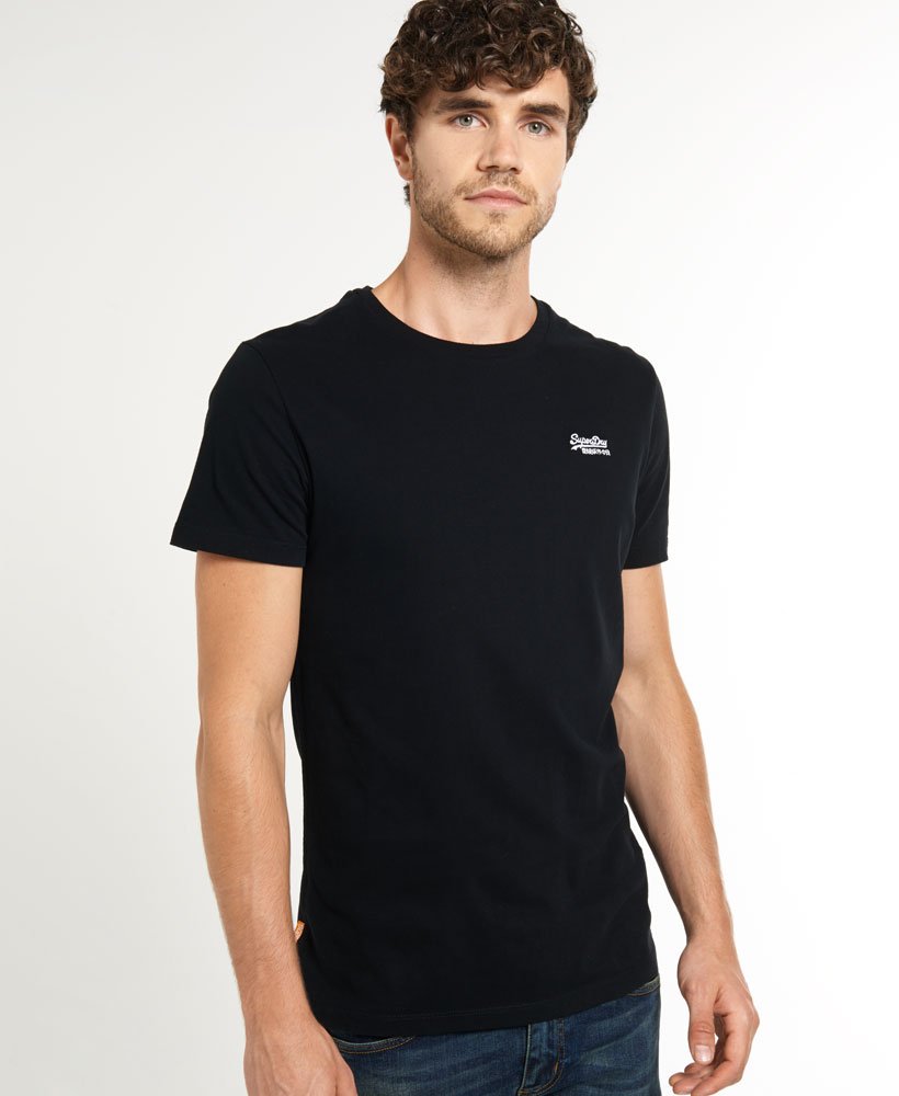 Mens - Vintage T-shirt in Black | Superdry UK