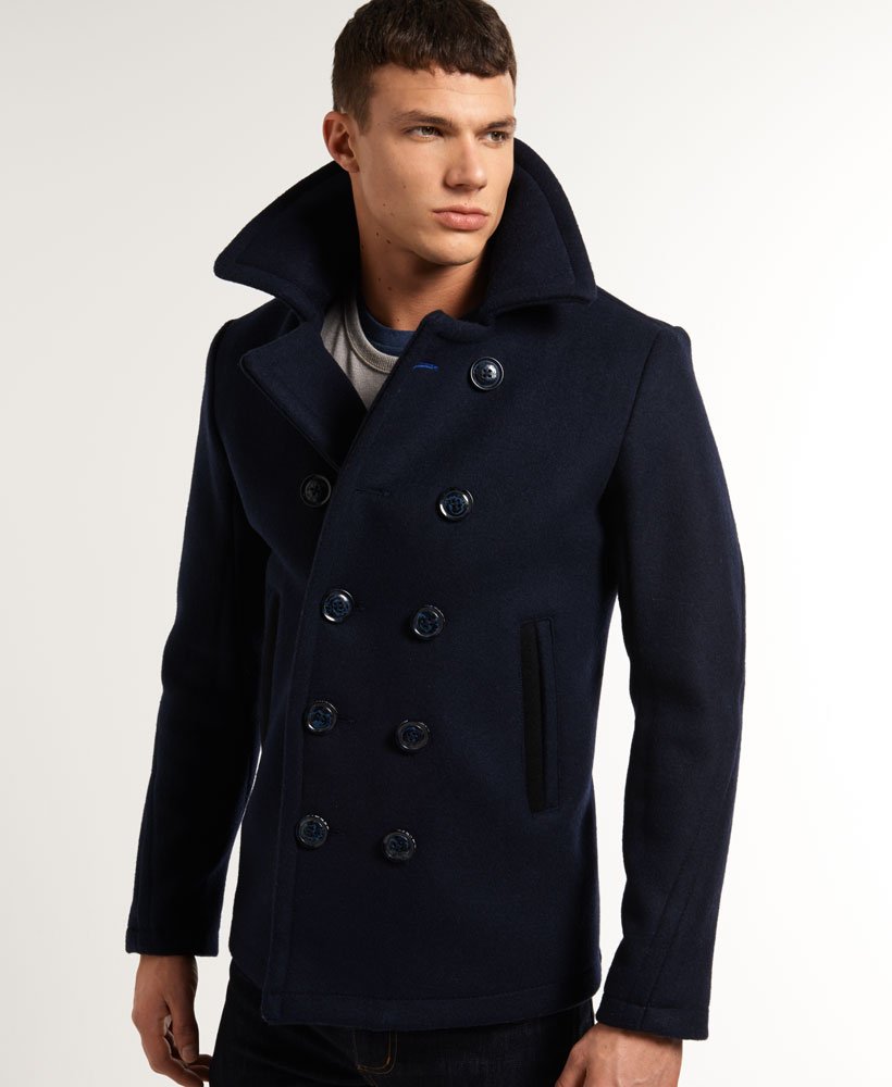 Sale > superdry mens long coat > in stock