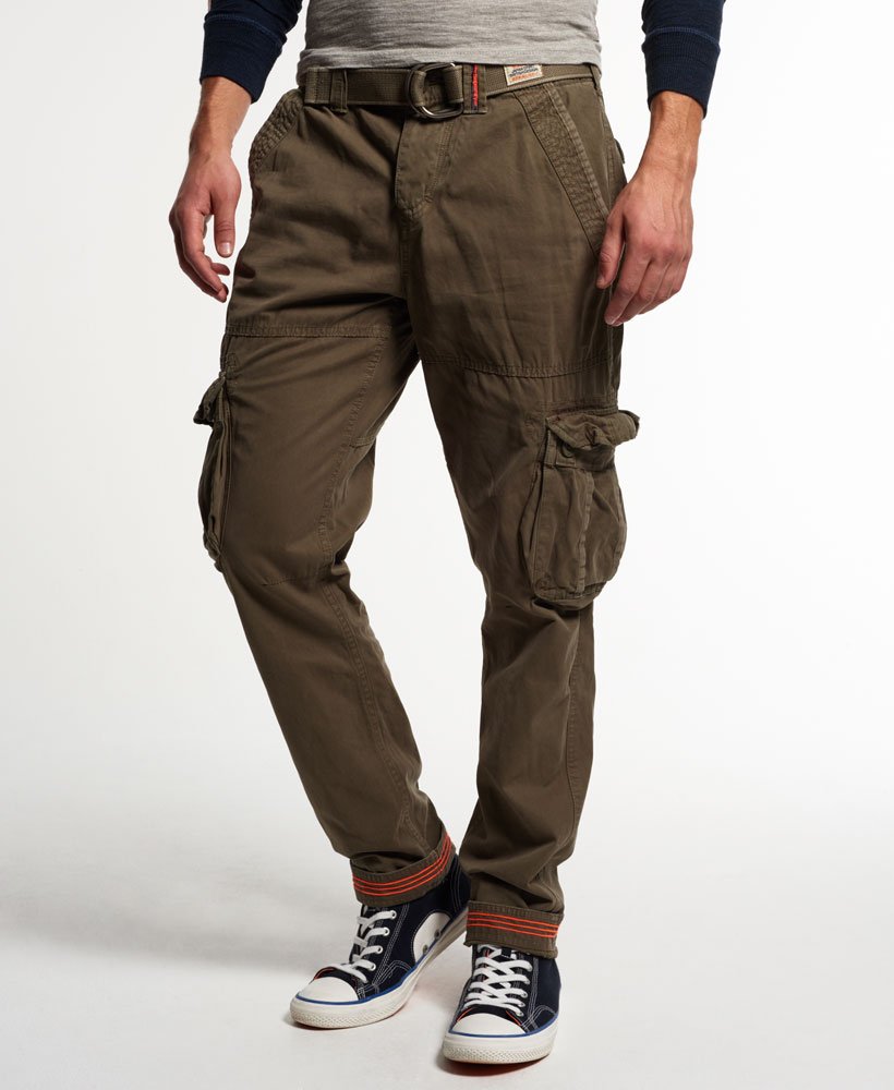 Men's Core Cargo Lite Pants in Battalion Green | Superdry CA-EN